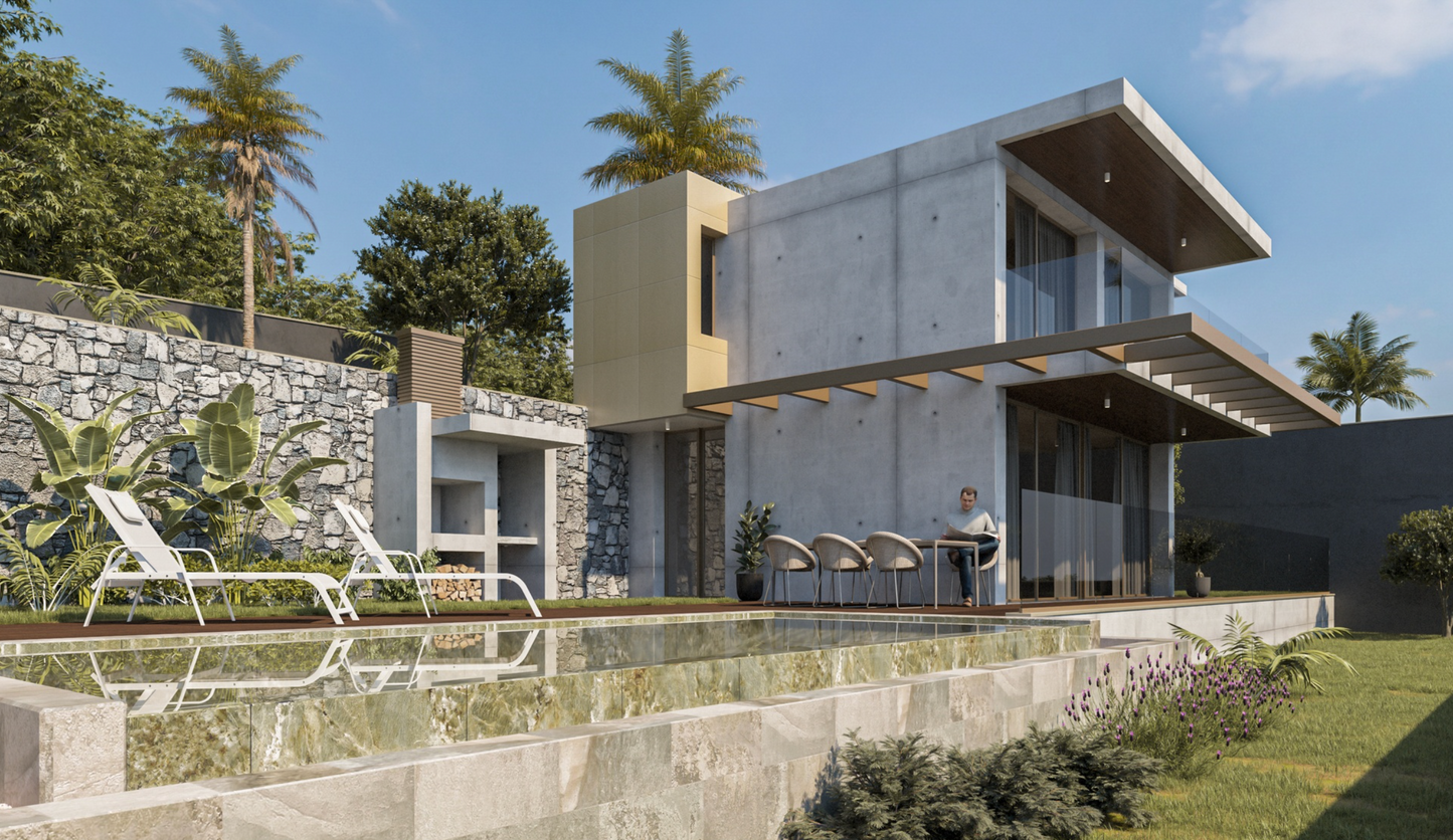 Contemporary 2 Bedroom Luxury Villa (Lote T-B)